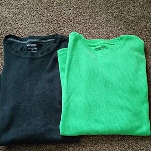 Architect Men's Crewneck  - Black and Green 2 Tops